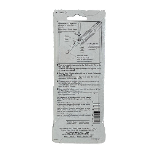 Clover - Mini Iron II - Ball Tip Adaptor