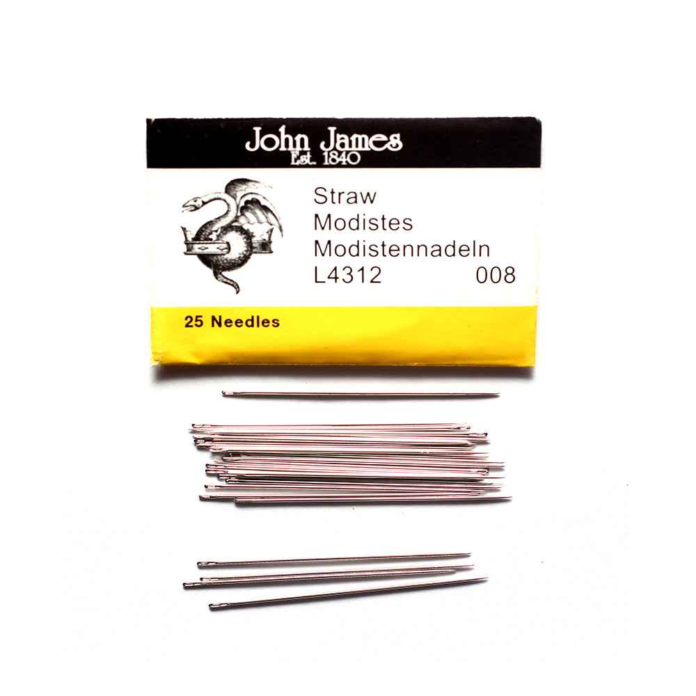 John James - Milliners/Straw - Envelope of 25 Hand Sewing Needles