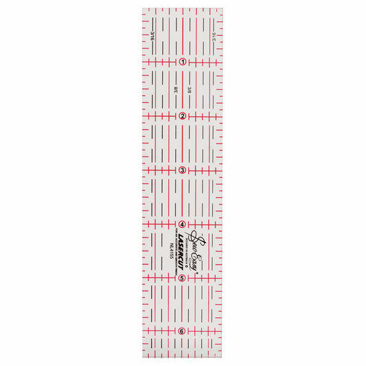 Sew Easy - Patchwork and Pattern Ruler - 1.5" x 6.5"