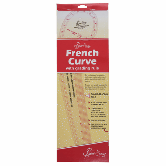 Sew Easy - French Curve and Grading Ruler -  Metric / Imperial