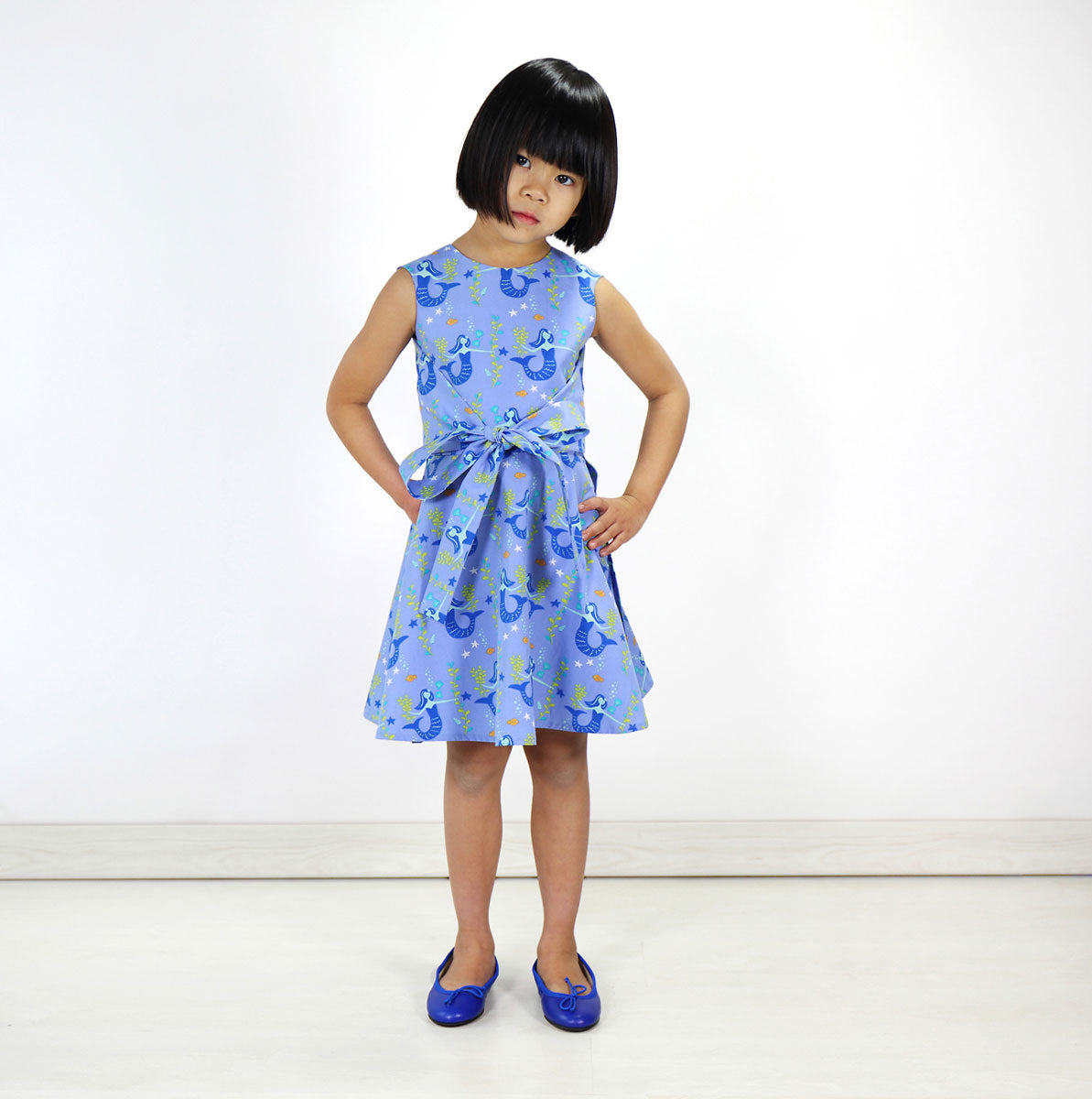 Oliver + S - Cartwheel Wrap Dress - 6m -12years