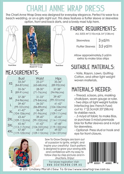 Sew to Grow - Charli Anne Wrap Dress