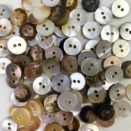 Sewing Gem -  Natural Shell Buttons