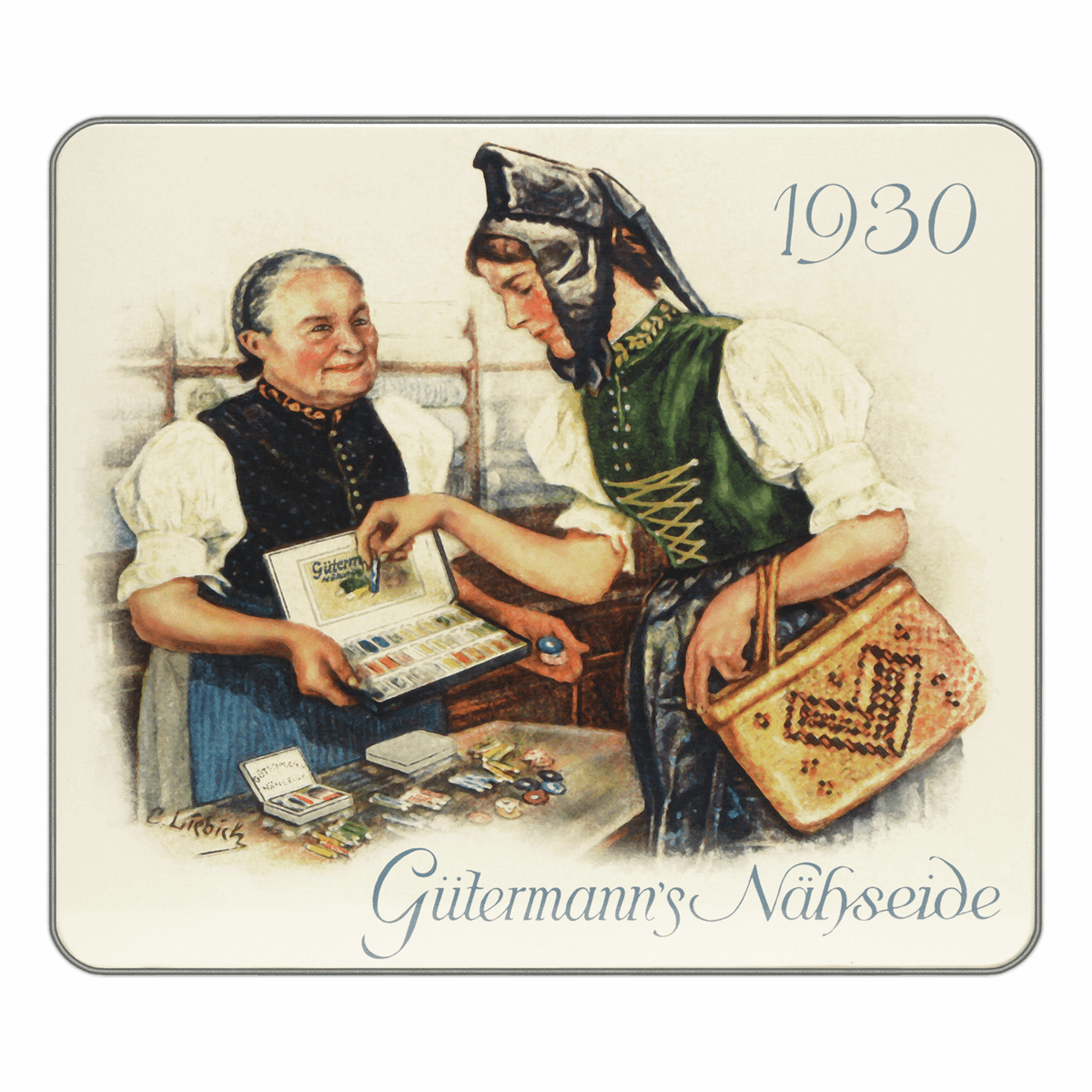 Gutermann - Nostalgic Box of Sew-All Thread - 30 Spools Assorted Shades