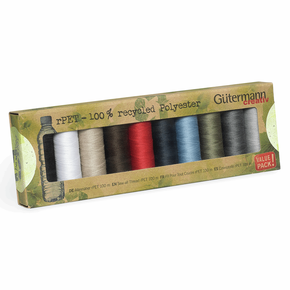 Gutermann Thread - Sew-All Recycled (rPET) - Assorted Colours