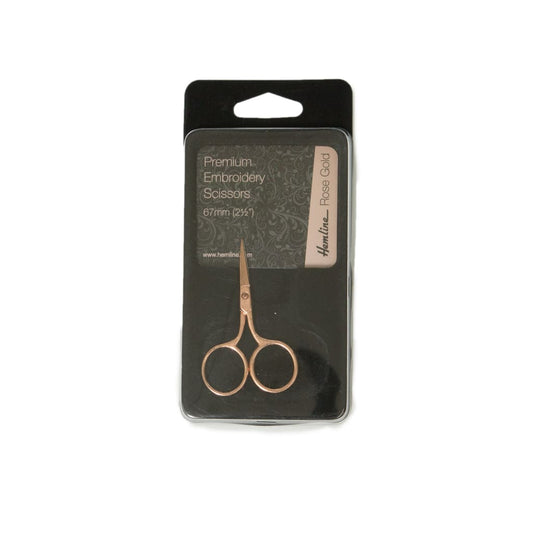 Hemline - Premium Rose Gold Embroidery Scissors - All Products