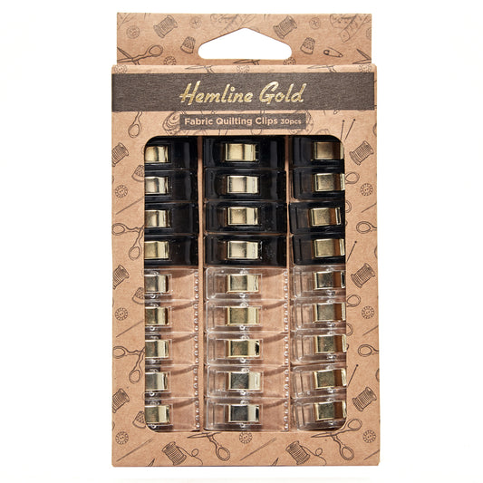 Hemline - Quilters Holding Clips - 30 clips
