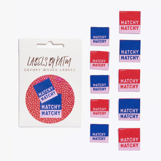 ***NEW*** Kylie and the Machine - Woven labels - "Matchy Matchy"