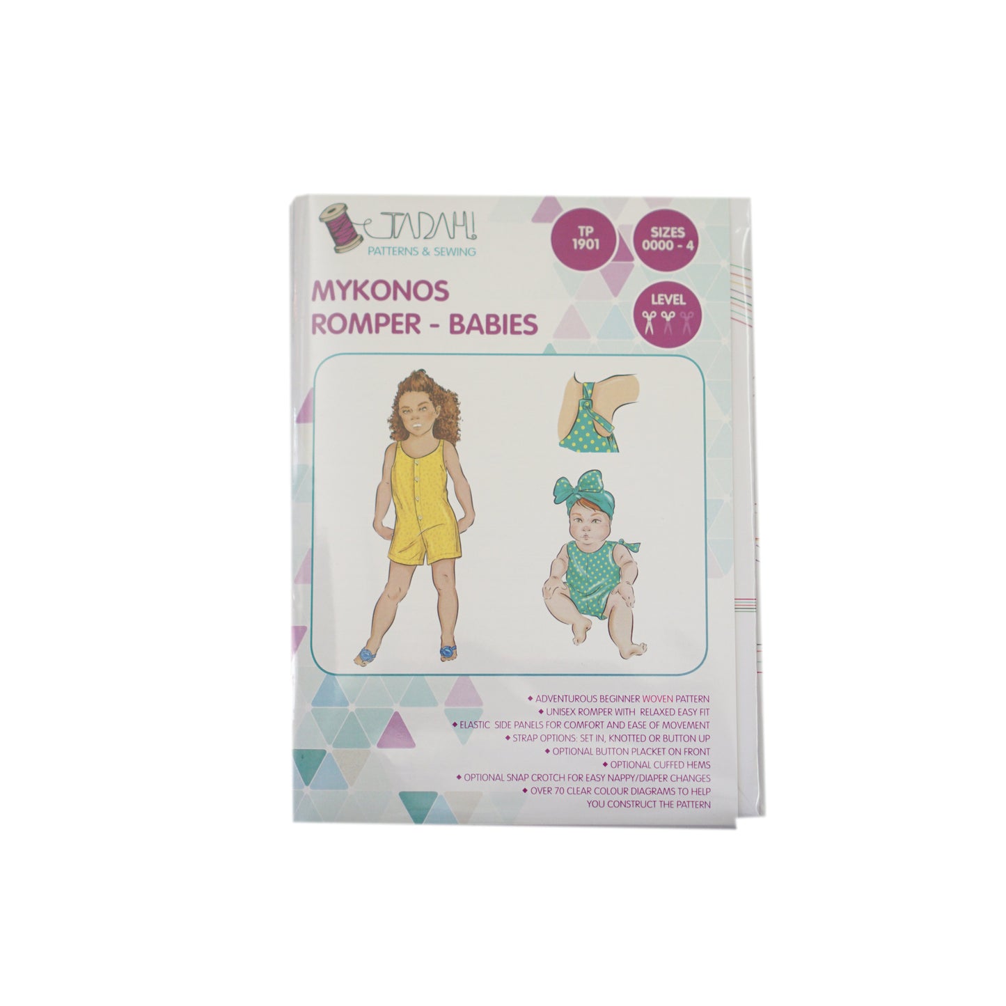 Tadah! Patterns - Mykonos Romper - Babies