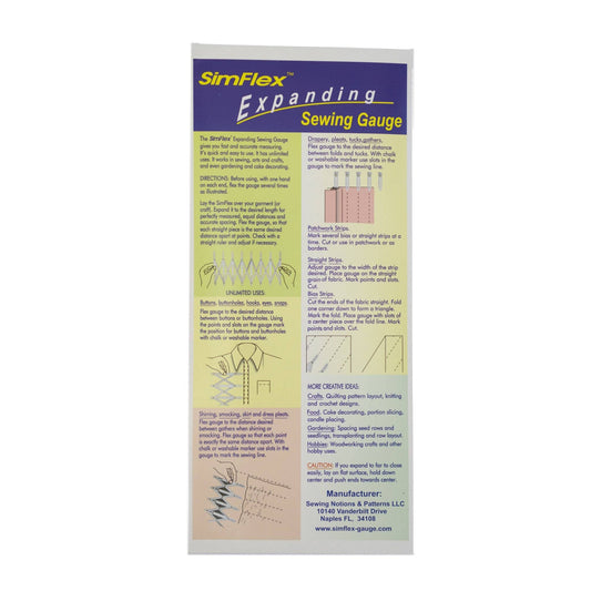 Simflex Expanding Sewing Gauge